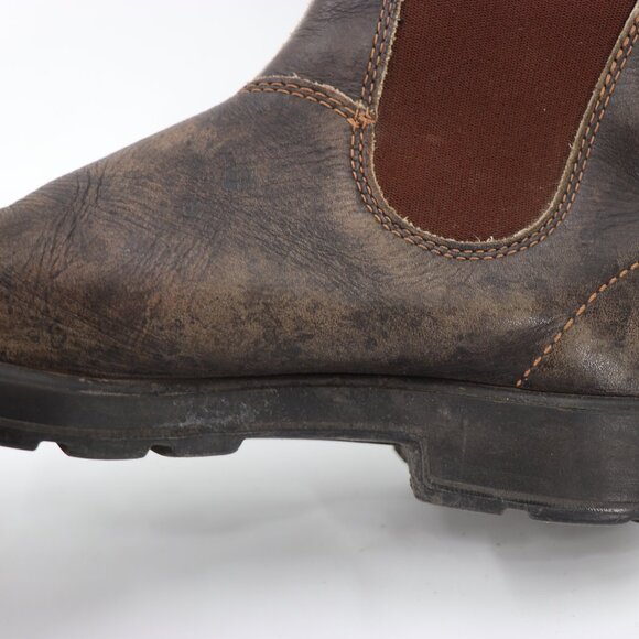 Blundstone Classic 585 Rustic Brown Leather Mens Size US 9 / UK 8 Chukka Boots